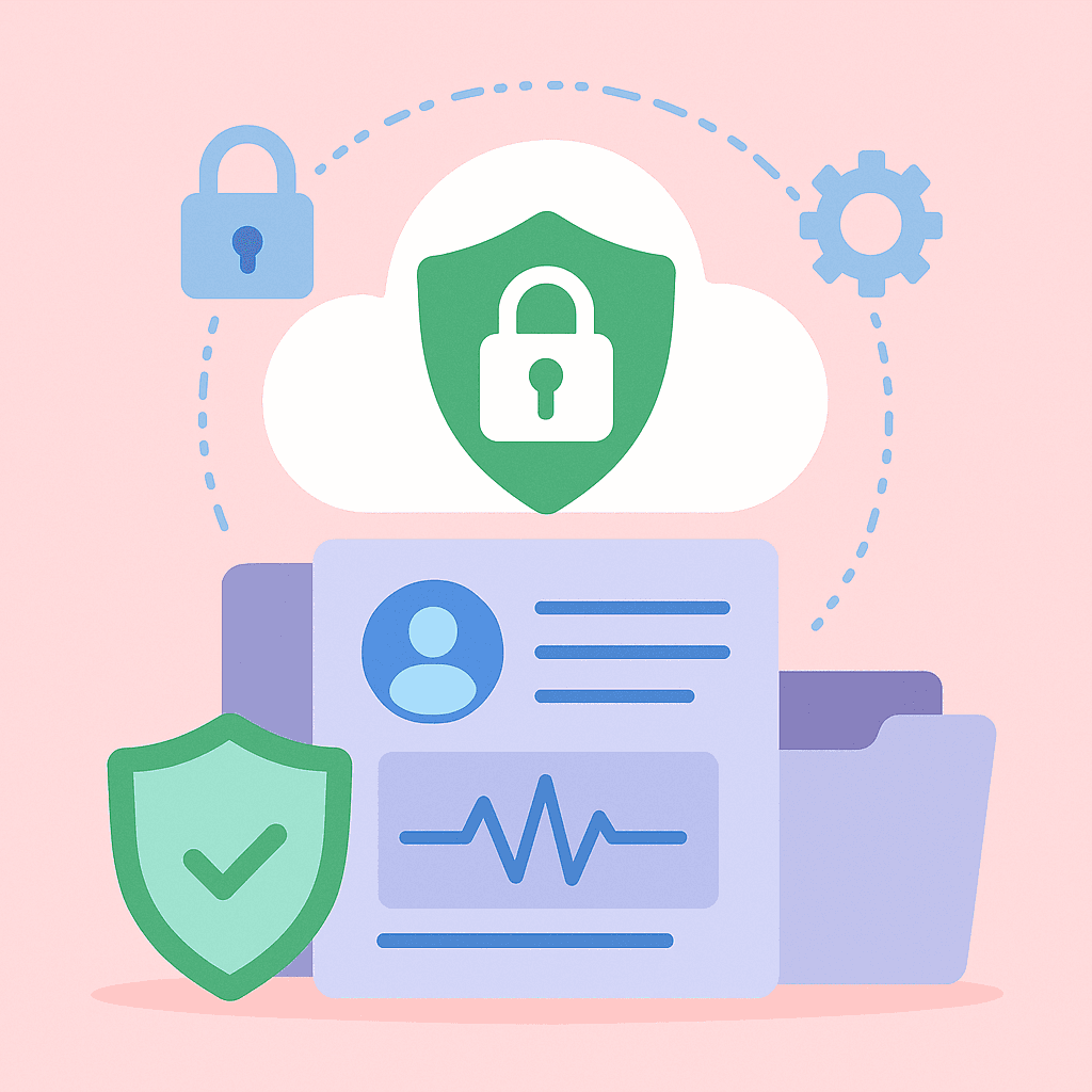 Ilustración seguridad de datos